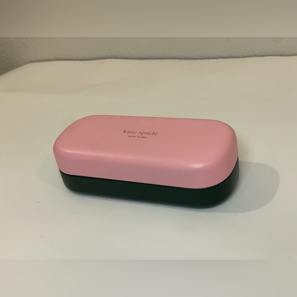 Kate Spade‎ Women’s Green and Pink Sunglasses Eyeglasses Case